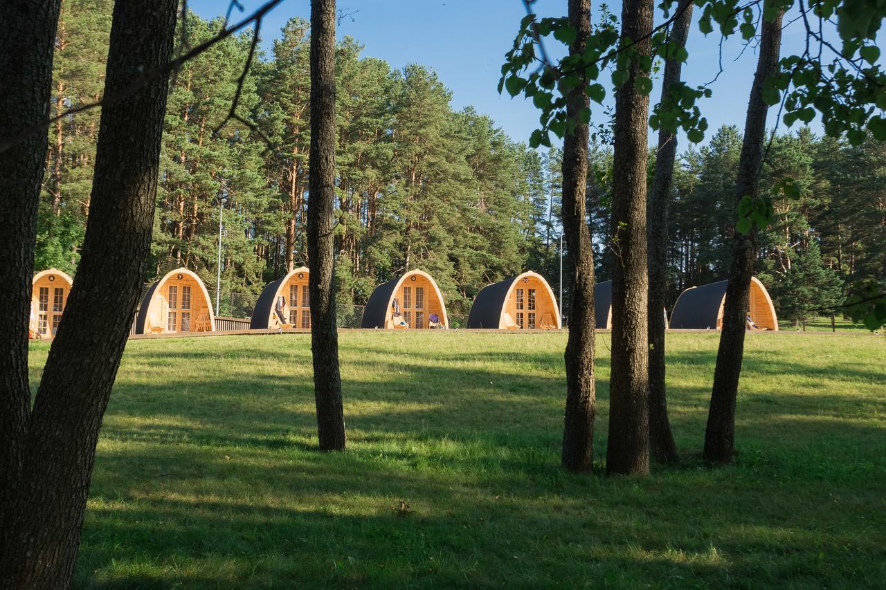 Hotel Camping Pod Zarasai Exterior foto